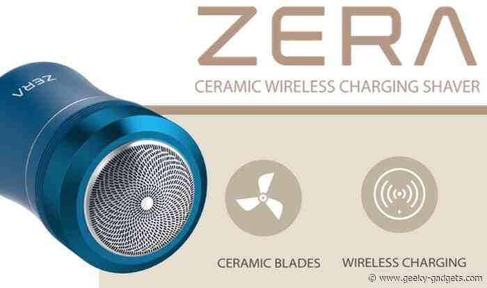Mini ceramic blade shaver Qi wireless charging, IPX7 waterproof and more