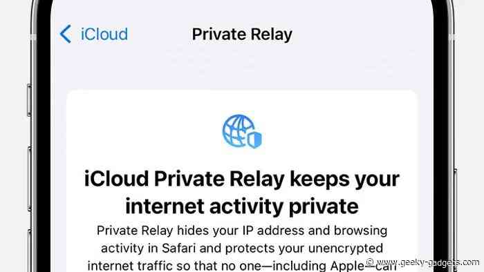 Apple says iCloud Private Relay is not toggled off with iOS 15.2