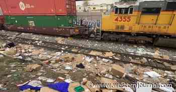 Freight Trains Being Openly Looted as They Pass Through LA; Police Frustrated with What's Happening to Captured Suspects