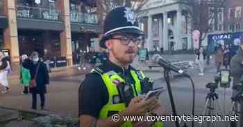 Coventry police officer wows shoppers as he sings 'Beyond The Sea' with busker - Coventry Live