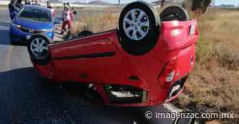 Policiaca Zacatecas: Se registra volcadura en carretera a Fresnillo - Imagen de Zacatecas, el periódico de los zacatecanos