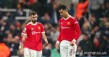 Cristiano Ronaldo and Bruno Fernandes problem identified in worrying Man Utd assessment - The Mirror