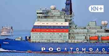 Russischer Atomeisbrecher „Sibir“ auf Jungfernfahrt im Fehmarnbelt