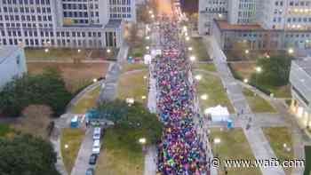 Drizzly first day for runners of Louisiana Marathon weekend - WAFB