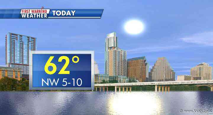 Much more pleasant (and less windy) day ahead