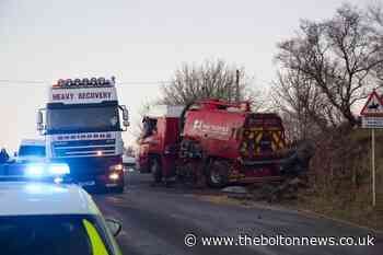 Rescue effort saved man in tipped over HGV - The Bolton News