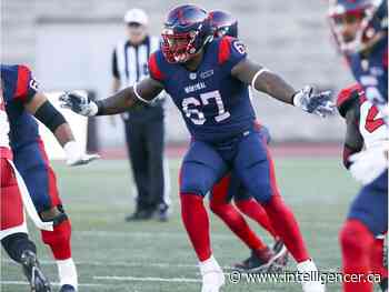 Alouettes acquire DL Moore from Elks for OL Washington, rusher Jackson - Belleville Intelligencer