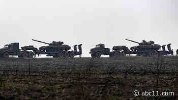 Ukraine claims Russia behind cyberattack in 'hybrid war' as threat of invasion looms