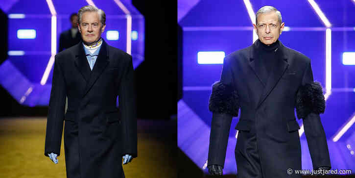Kyle MacLachlan & Jeff Goldblum Walk the Prada 2022 Runway!
