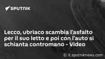 Lecco, ubriaco scambia l’asfalto per il suo letto e poi con l’auto si schianta contromano - Video - Sputnik Italia