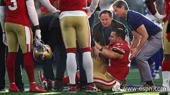 Star 49ers DE Bosa suffers concussion vs. Dallas