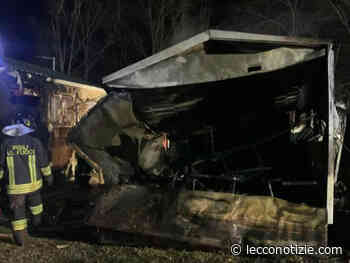 Garlate. Incendio in campeggio, intervento all'alba per i Vigili del Fuoco - Lecco Notizie