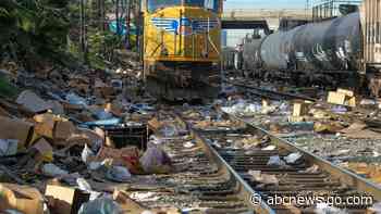 Thieves raiding rail cargo containers in Los Angeles