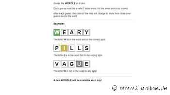 Spiele-Tipp - Mini-Quiz Wordle: Fünf Buchstaben ergeben ein Wort