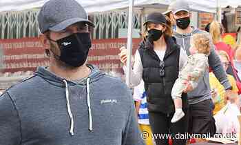 Chris Pratt and Katherine Schwarzenegger take his son Jack and their daughter Lyla shopping in LA