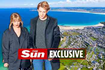 Taylor Swift sparks engagement rumours after romantic break in Cornwall with Brit actor boyfriend Joe Alwyn... - The US Sun
