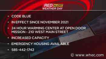 Monroe County reminder: &quot;Code Blue&quot; for anyone who needs shelter
