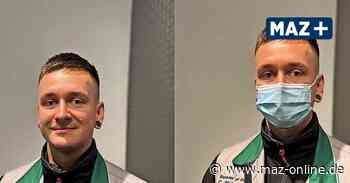 Christopher Birkholz aus Rathenow macht auch hinter der Maske ein freundliches Gesicht - Märkische Allgemeine Zeitung