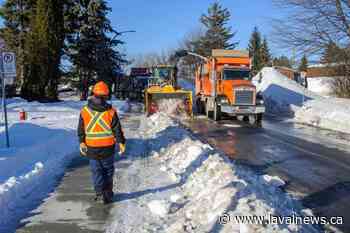 City of Laval says it's ready for expected blizzard on Monday - Laval News