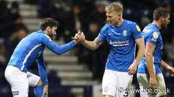 Preston North End 1-1 Birmingham City: Scott Hogan header earns Blues late draw
