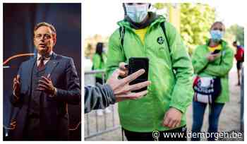 Live - Bart De Wever (N-VA) hoopt op afschaffing coronapas na omikrongolf