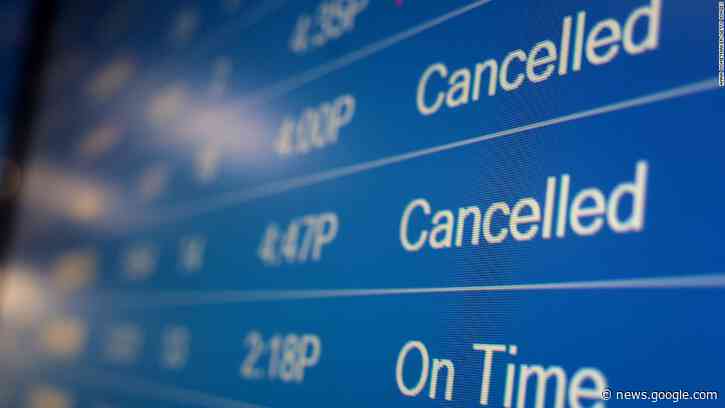 1,200 US flights canceled Monday as winter storm pummels East Coast - CNN