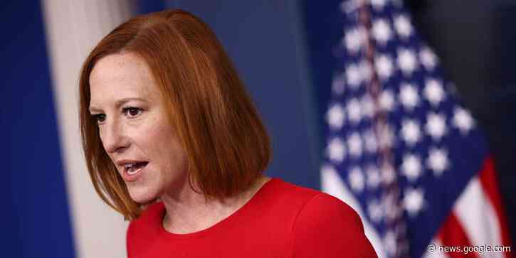 Jen Psaki backs kid's school in mask fight with VA gov. Youngkin - Business Insider