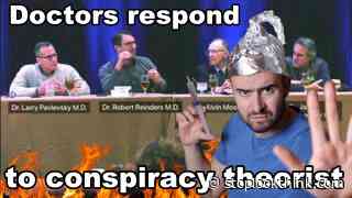Conspiracy Theorist Asks 4 Doctors “What’s in the shot”?