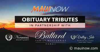 Maui Obituaries: Week Ending Jan. 16, 2022 - Maui Now