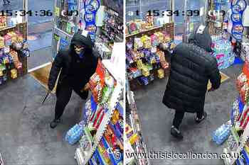 Croydon stabbing: CCTV footage shows armed attacker in shop