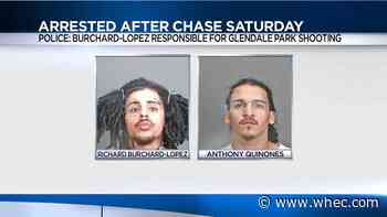 Rochester Police: 2 arrested after chase, including Glendale Park triple shooting suspect