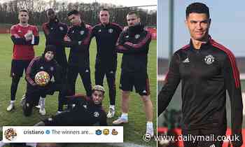 Cristiano Ronaldo hands Manchester United fans big boost after posting Carrington training pictures