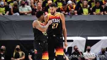 How high are tensions between Jazz stars Rudy Gobert and Donovan Mitchell?