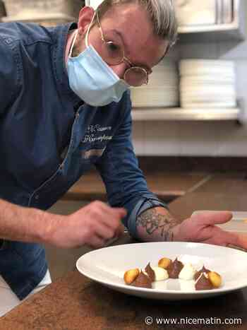 Maxence, candidat au championnat de France de dessert sur assiette