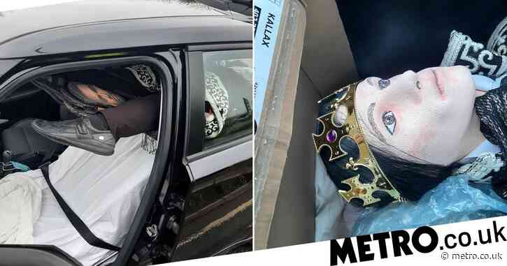 ‘Dead body’ in car was simply a mannequin of Prince Charming