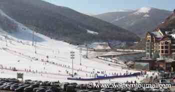 China Humiliated as Images of Its Olympic Course Emerge: Pathetic Strip of Fake Snow Amid Desolate and Bleak Hills