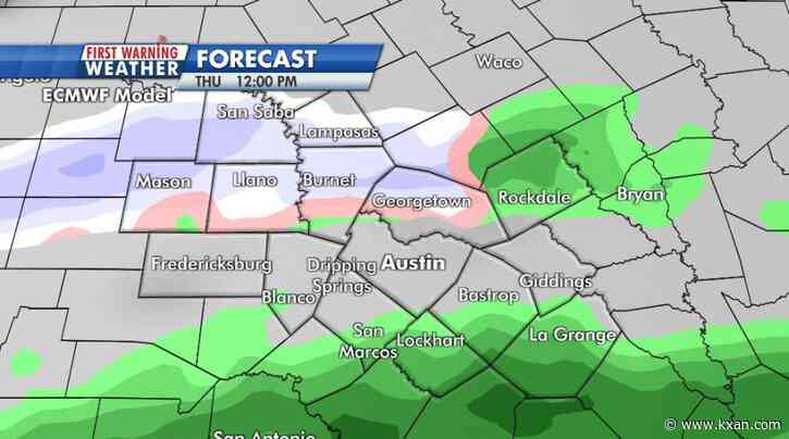 FIRST WARNING: 80 degrees Wednesday; sleet/snow possible Thursday