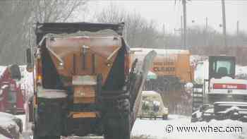 Plow crews work around the clock