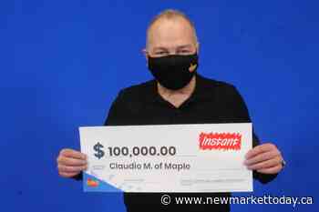 Vaughan tire shop owner still has 'excellent feeling' for $100K lottery win - NewmarketToday.ca