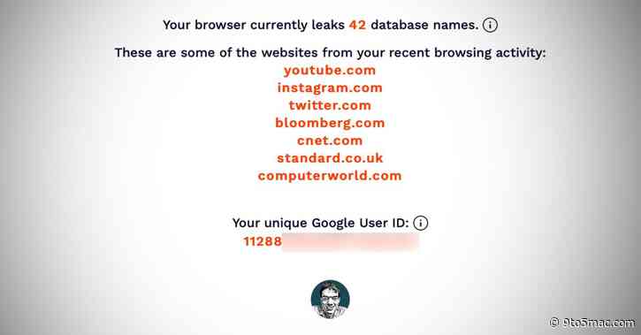 Safari bug can leak some of your Google account info and recent browsing history