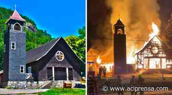 Incendio destruye por completo iglesia en el sur de Chile - ACI Prensa