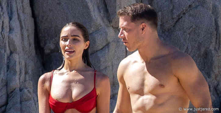 Model Olivia Culpo & NFL Star Christian McCaffrey Look Amazing on the Beach in Mexico!