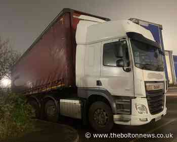 Lorry driver arrested in Leigh after hitting curb while sipping Scotch Whiskey