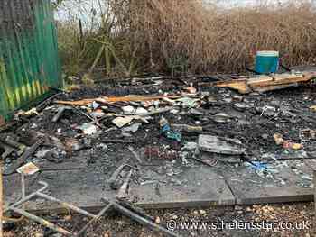 Community allotment burned down in 'diabolical' arson attack - St Helens Star