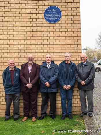 LOOKING BACK: Blue plaque honour for man behind town's canal - St Helens Star