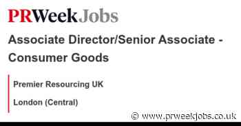 Premier Resourcing UK: Associate Director/Senior Associate - Consumer Goods