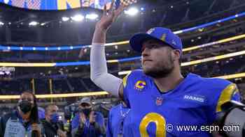 Rams roll as Stafford nabs elusive 1st playoff win