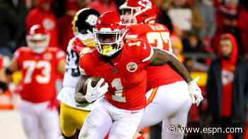 Jerick McKinnon gives Kansas City Chiefs something to think about at running back