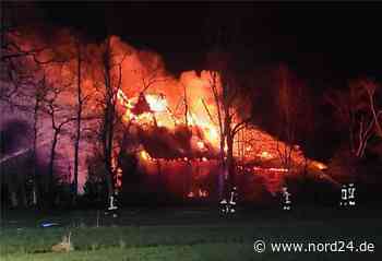 Stade: Feuer zerstört Reetdachhaus - Zwei Verletzte - nord24