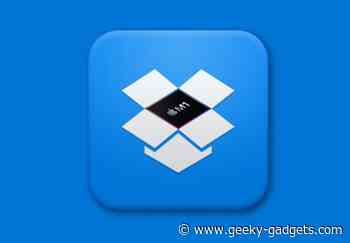 Dropbox now supports Apple M1 Macs natively